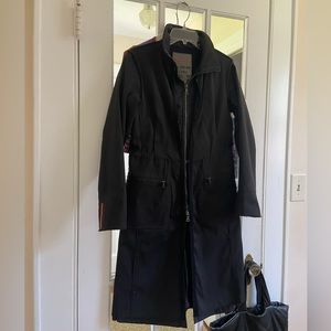 Black Prada winter trench coat. Like new.  Size 42